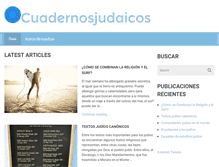 Tablet Screenshot of cuadernosjudaicos.cl